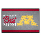 Minnesota Golden Gophers World's Best Mom Starter Mat Accent Rug - 19in. x 30in.