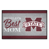 Mississippi State Bulldogs World's Best Mom Starter Mat Accent Rug - 19in. x 30in.