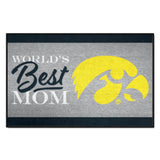 Iowa Hawkeyes World's Best Mom Starter Mat Accent Rug - 19in. x 30in.