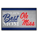 Ole Miss Rebels World's Best Mom Starter Mat Accent Rug - 19in. x 30in.