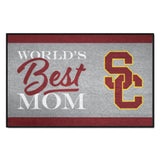 Southern California Trojans World's Best Mom Starter Mat Accent Rug - 19in. x 30in.