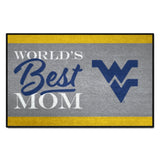 West Virginia Mountaineers World's Best Mom Starter Mat Accent Rug - 19in. x 30in.