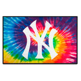 New York Yankees Tie Dye Starter Mat Accent Rug - 19in. x 30in.