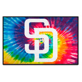 San Diego Padres Tie Dye Starter Mat Accent Rug - 19in. x 30in.