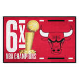 Chicago Bulls Dynasty Starter Mat Accent Rug - 19in. x 30in.