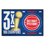 Detroit Pistons Dynasty Starter Mat Accent Rug - 19in. x 30in.