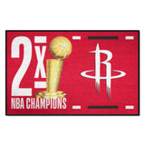 Houston Rockets Dynasty Starter Mat Accent Rug - 19in. x 30in.