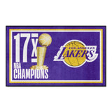 Los Angeles Lakers Dynasty 3ft. x 5ft. Plush Area Rug
