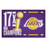 Los Angeles Lakers Dynasty Starter Mat Accent Rug - 19in. x 30in.