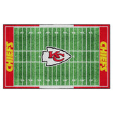Kansas City Chiefs 6 ft. x 10 ft. Plush Area Rug