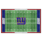 New York Giants 6 ft. x 10 ft. Plush Area Rug