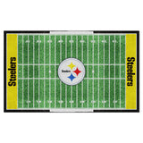 Pittsburgh Steelers 6 ft. x 10 ft. Plush Area Rug