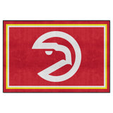 NBA Retro Atlanta Hawks 5ft. x 8 ft. Plush Area Rug