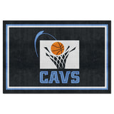 NBA Retro Cleveland Cavaliers 5ft. x 8 ft. Plush Area Rug