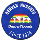 NBA Retro Denver Nuggets Roundel Rug - 27in. Diameter