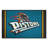 NBA Retro Detroit Pistons Starter Mat Accent Rug - 19in. x 30in.