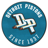 NBA Retro Detroit Pistons Roundel Rug - 27in. Diameter