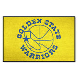 NBA Retro Golden State Warriors Starter Mat Accent Rug - 19in. x 30in.