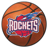 NBA Retro Houston Rockets Basketball Rug - 27in. Diameter