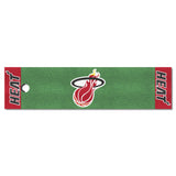 NBA Retro Miami Heat Putting Green Mat - 1.5ft. x 6ft.