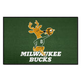 NBA Retro Milwaukee Bucks Starter Mat Accent Rug - 19in. x 30in.