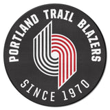 NBA Retro Portland Trail Blazers Roundel Rug - 27in. Diameter