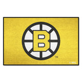 NHL Retro Boston Bruins Starter Mat Accent Rug - 19in. x 30in.