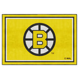 NHL Retro Boston Bruins 5ft. x 8 ft. Plush Area Rug