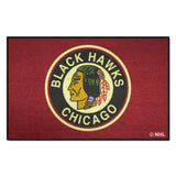 NHL Retro Chicago Blackhawks Starter Mat Accent Rug - 19in. x 30in.