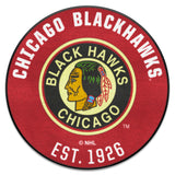 NHL Retro Chicago Blackhawks Roundel Rug - 27in. Diameter