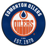 NHL Retro Edmonton Oilers Roundel Rug - 27in. Diameter
