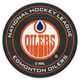 NHL Retro Edmonton Oilers Hockey Puck Rug - 27in. Diameter