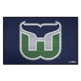 NHL Retro Hartford Whalers Starter Mat Accent Rug - 19in. x 30in.