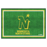 NHL Retro Minnesota North Stars 5ft. x 8 ft. Plush Area Rug