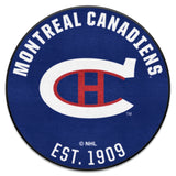 NHL Retro Montreal Canadiens Roundel Rug - 27in. Diameter