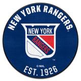 NHL Retro New York Rangers Roundel Rug - 27in. Diameter