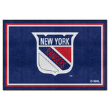 NHL Retro New York Rangers 5ft. x 8 ft. Plush Area Rug