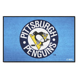 NHL Retro Pittsburgh Penguins Starter Mat Accent Rug - 19in. x 30in.