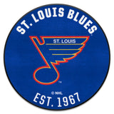 NHL Retro St. Louis Blues Roundel Rug - 27in. Diameter