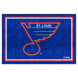 NHL Retro St. Louis Blues 5ft. x 8 ft. Plush Area Rug