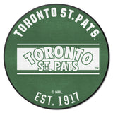 NHL Retro Toronto St. Pats Roundel Rug - 27in. Diameter