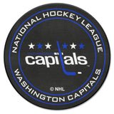 NHL Retro Washington Capitals Hockey Puck Rug - 27in. Diameter