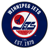NHL Retro Winnipeg Jets Roundel Rug - 27in. Diameter