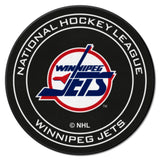 NHL Retro Winnipeg Jets Hockey Puck Rug - 27in. Diameter