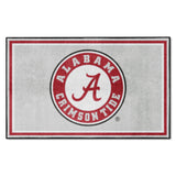 Alabama Crimson Tide 4ft. x 6ft. Plush Area Rug, Round Logo