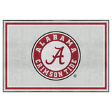 Alabama Crimson Tide 5ft. x 8 ft. Plush Area Rug, Round Logo