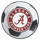 Alabama Crimson Tide Soccer Ball Rug, Round Logo - 27in. Diameter