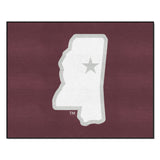 Mississippi State Bulldogs All-Star Rug, State Logo - 34 in. x 42.5 in.