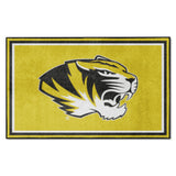 Missouri Tigers 4ft. x 6ft. Plush Area Rug, Yellow