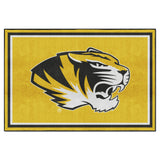 Missouri Tigers 5ft. x 8 ft. Plush Area Rug, Yellow